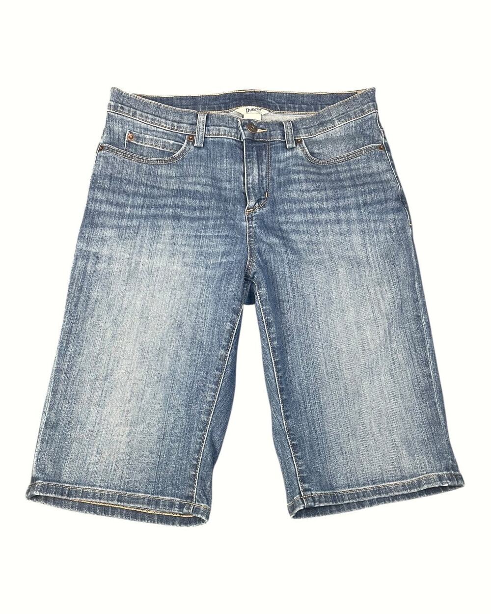 Duluth Trading Co Women’s Size 8 Denim Bermuda Shorts